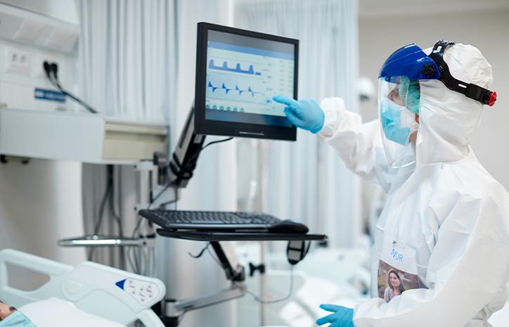 Touch Display in ICU