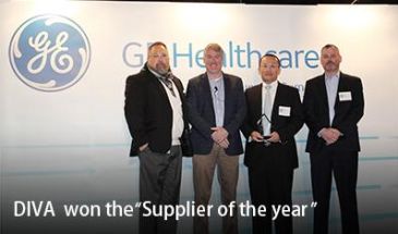 DIVA won the “Supplier of the Year” from GE Healthcare during the Annual Supplier Summit in Waukesha